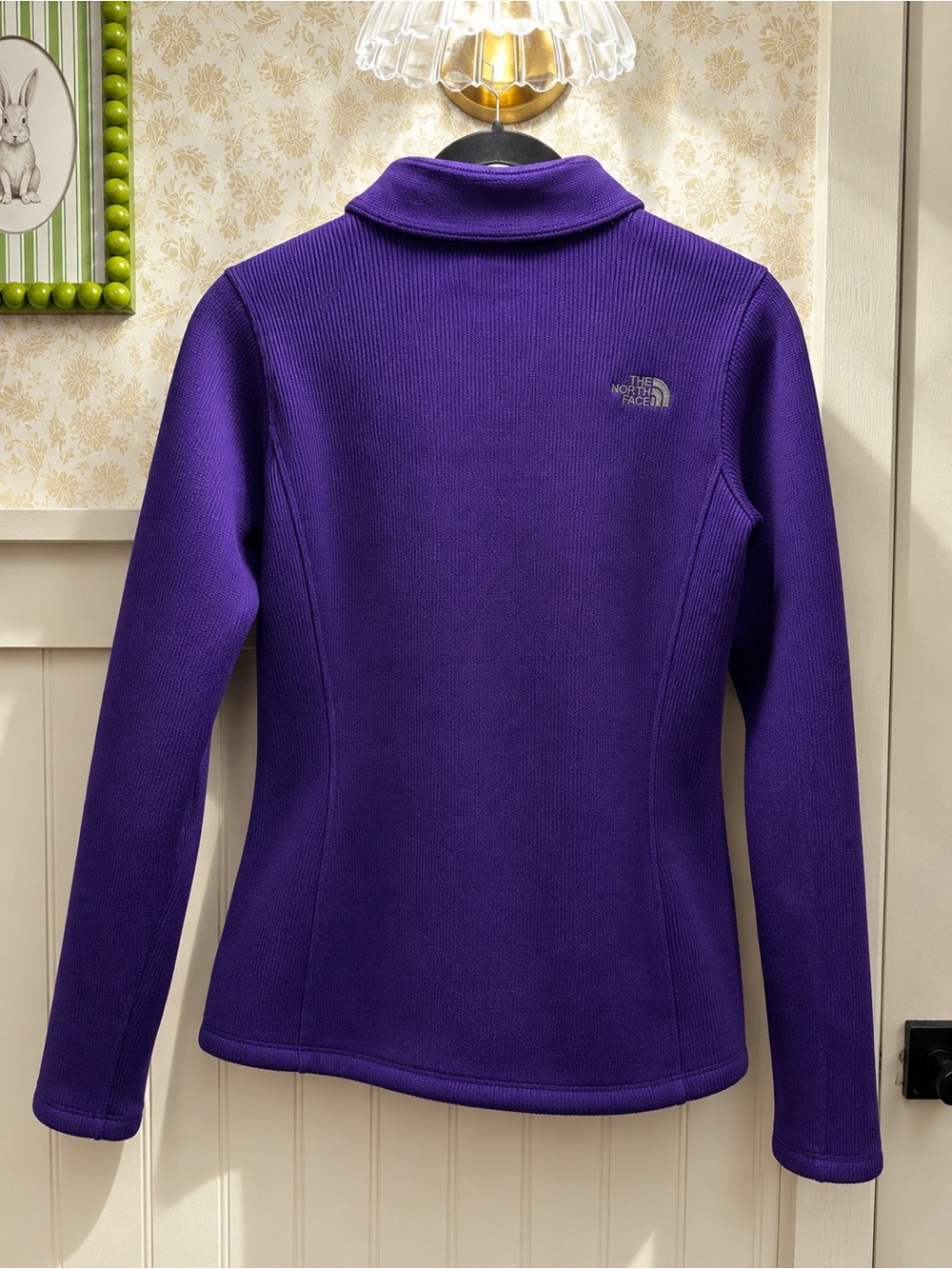 The North Face Women’s Small Purple Full Zip Fleece Jacket - Picture 3 of 5